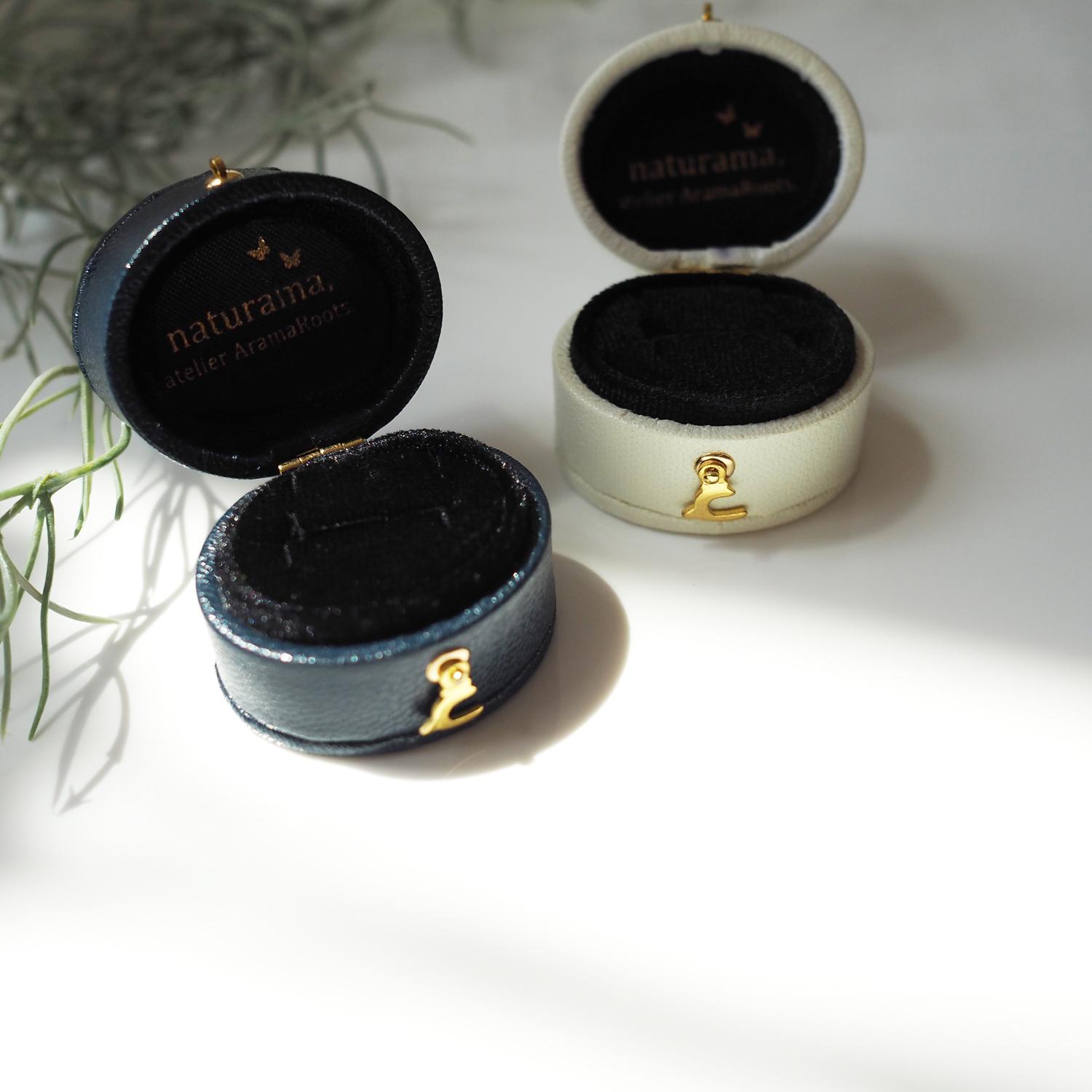 レインボームーンストーン三毛猫リング | 7枚目