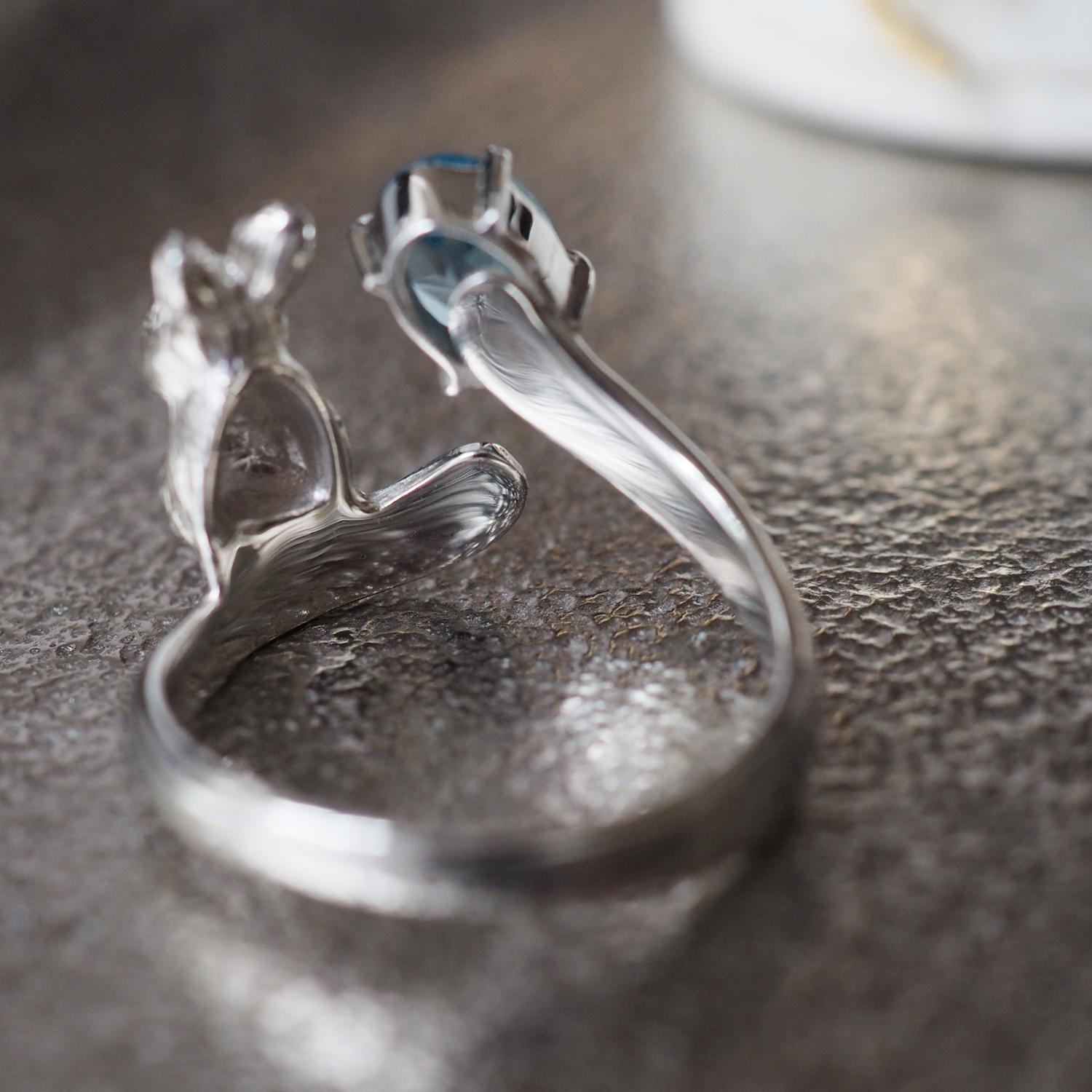 いろどりうさぎリング ブルートパーズ | 5枚目