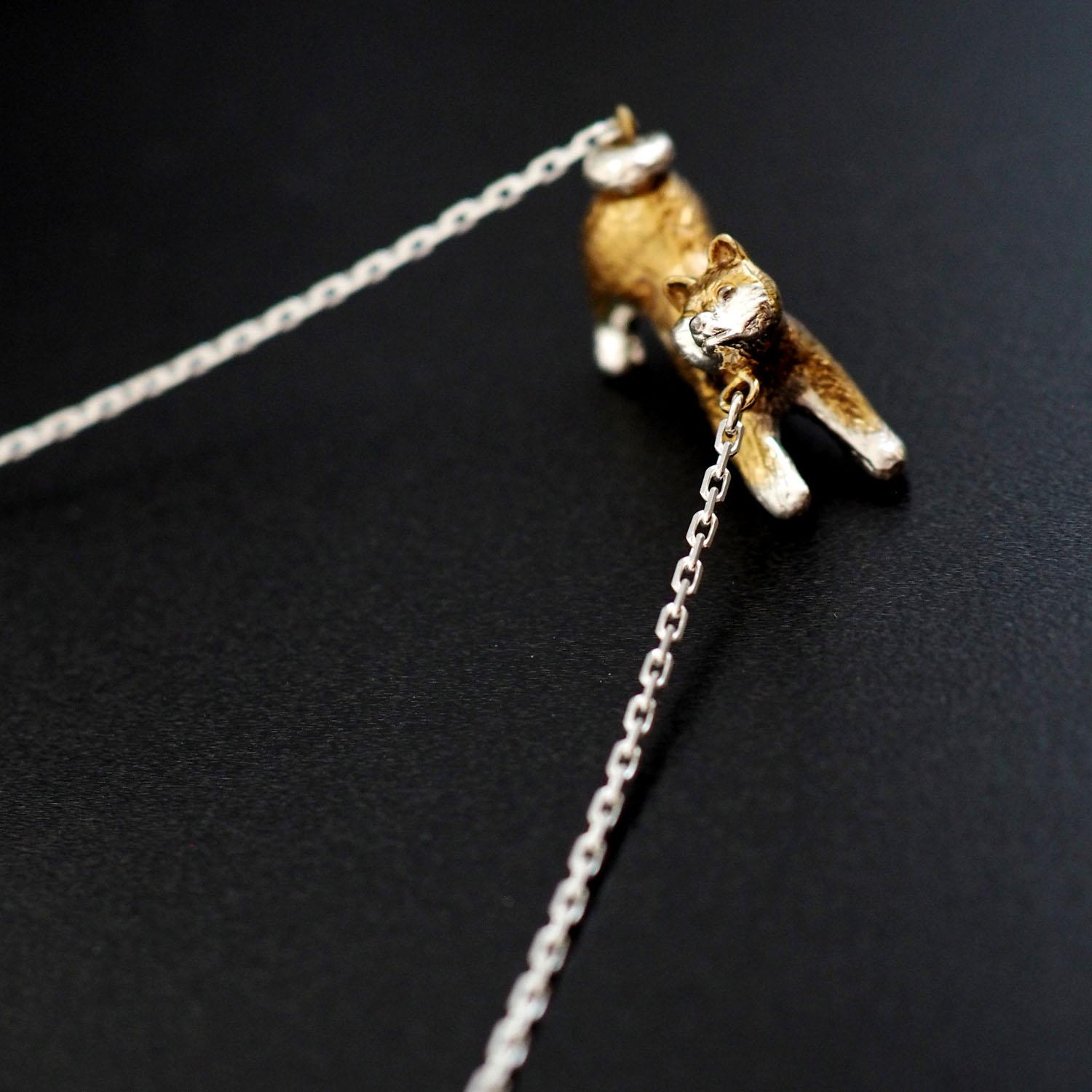 拒否柴犬ペンダント1枚目の画像